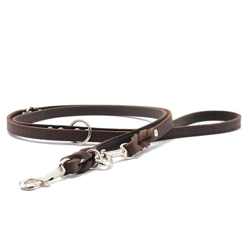 Leather leash classic