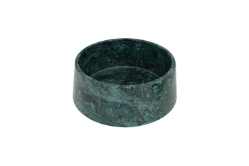 Dog bowl marble green